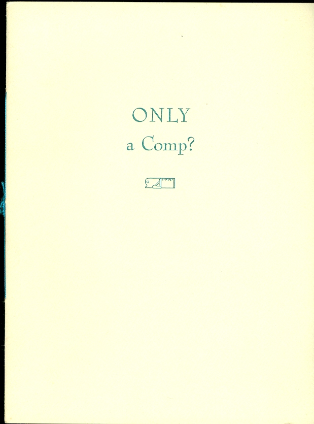 Image for Only A Comp?
