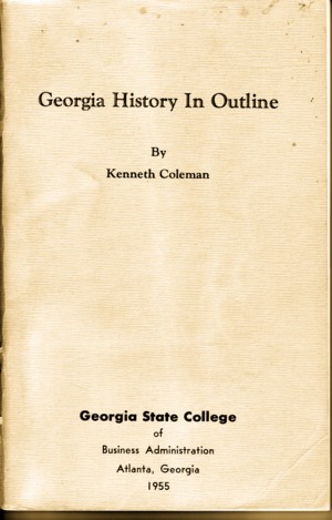 Image for Georgia History in Outline