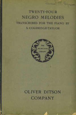 Image for Twenty-Four Negro Melodies Transcribed for the Piano