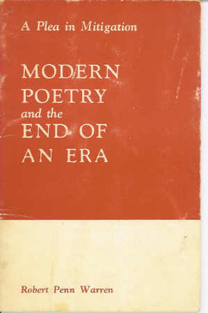 Image for Modern Poetry and the End of an Era A Plea in Mitigation