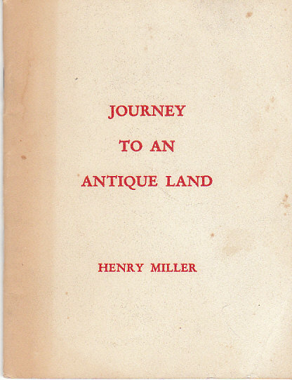 Image for Journey to an Antique Land