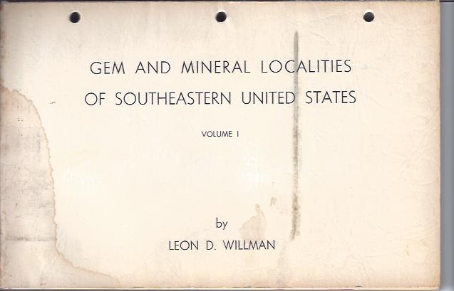 Image for Gem and Mineral Localities of Southeastern United States