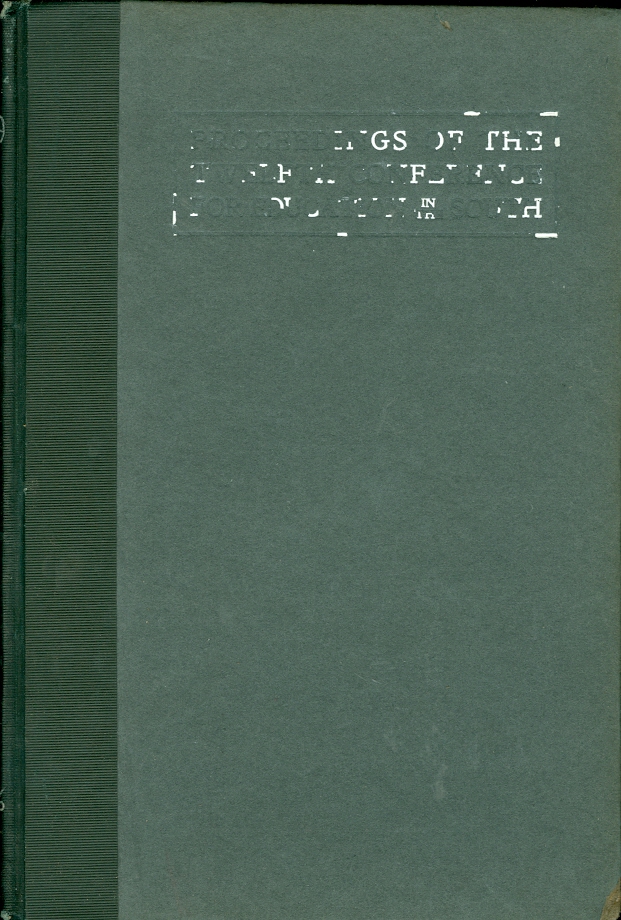 Image for Proceedings of the Twelfth Conference for Eduscation in the South