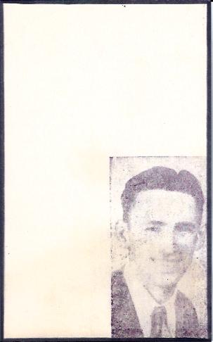 Image for Howard Finster Made Post Card Howard Finster Self Portrait in Lower Right