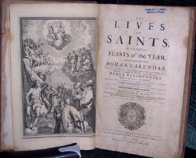 Image for Lives of the Saints with Other Feasts of the Year According to the Roman Calendar