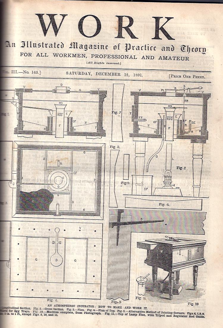 Image for Work -- 1891-92 :An Illustrated Magazine of Practice and Theory for All Workmen, Professional and Amateur