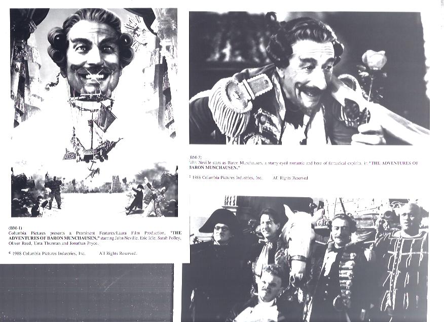 Image for The Adventures of Baron Munchausen :Publicity Stills