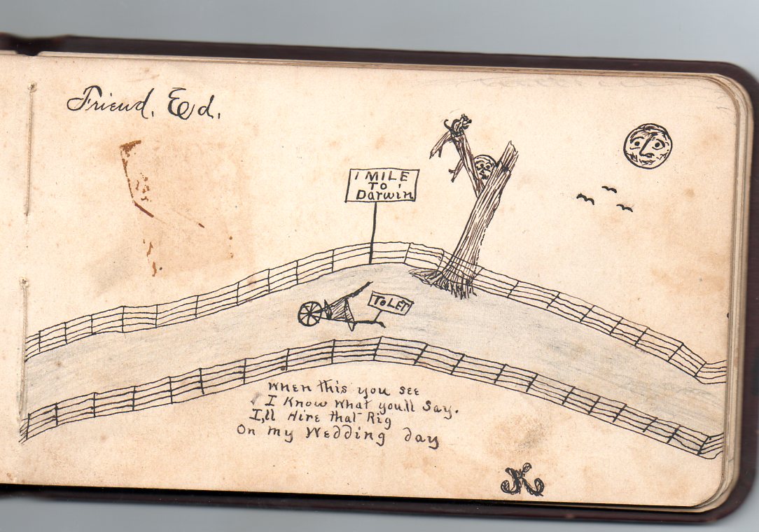 Image for "Edd's" Autograph Album 1887-1888 Emory and Henry College and Dayton Tennesee