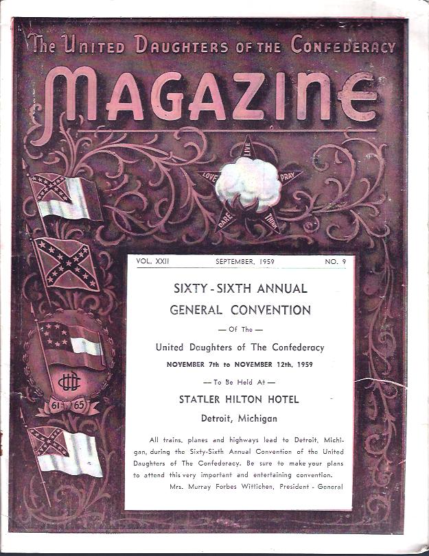 Image for The United Daughters of the Confederacy Magazine