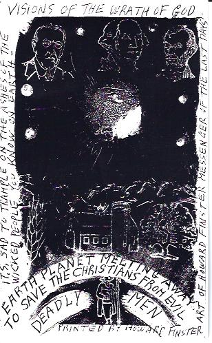 Image for Howard Finster Made Postcard : Visions of the Wrath of God