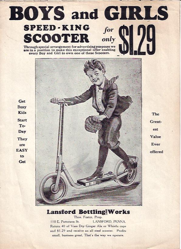 Ad, Boys and Girls Speed-King Scooter Image for Ad, Boys and Girls Speed-King Scooter