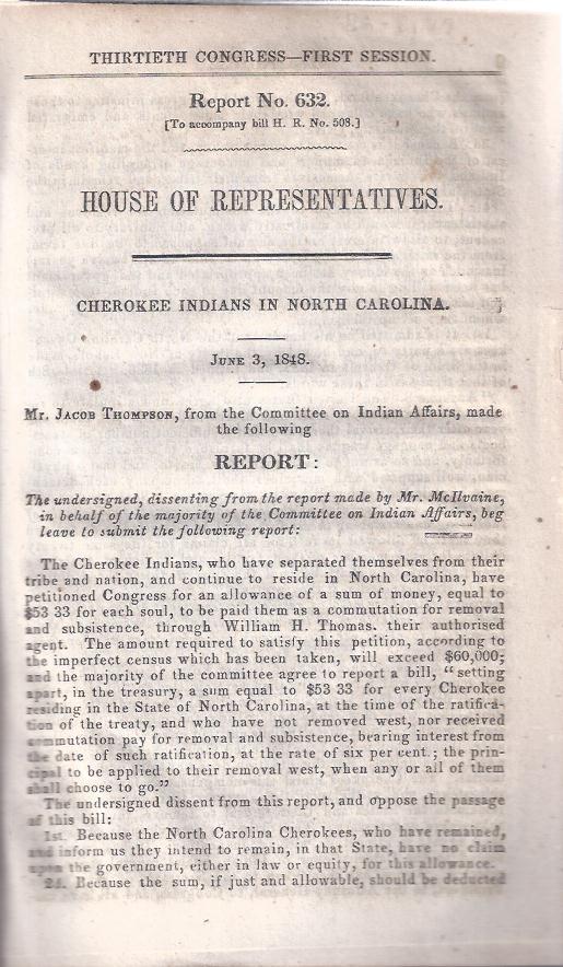 Image for Cherokee Indians in North Carolina