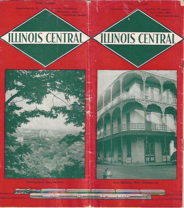 Image for Illinois Central, Timetables, 1946
