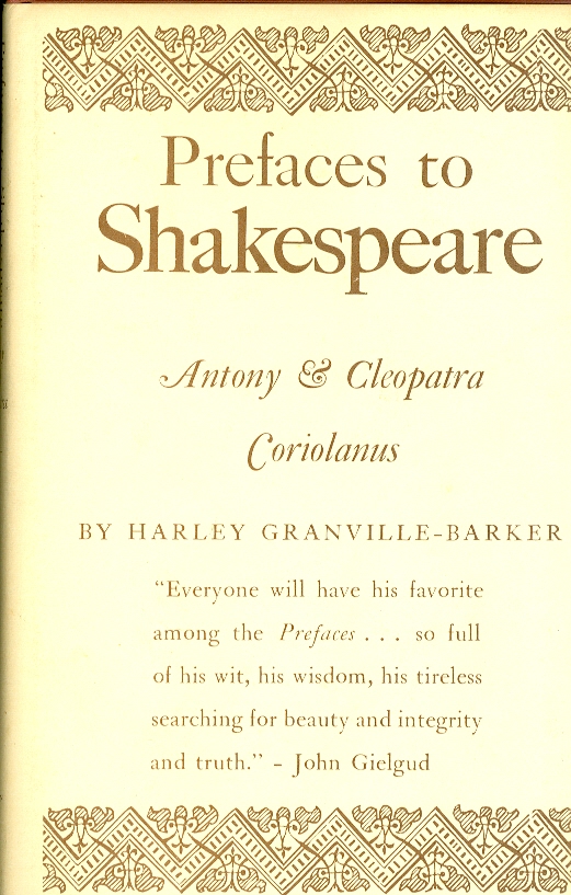 Prefaces to Shakespeare: Anthony & Cleopatra, Coriolanus Image for Prefaces to Shakespeare: Anthony & Cleopatra, Coriolanus