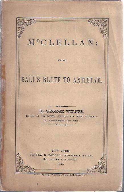 Image for McClellan from Ball's Bluff to Antietam