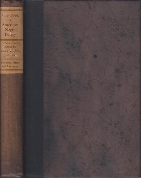 Image for The Book of American Negro Poetry : With an Essay on the Negro's Creative Genius