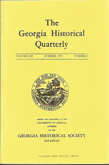 Image for The Georgia Historical Quarterly, Summer, 1977