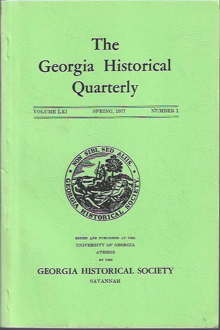 Image for The Georgia Historical Quarterly, Spring, 1977