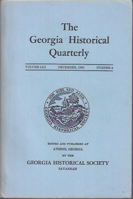 Image for The Georgia Historical Quarterly, December, 1969