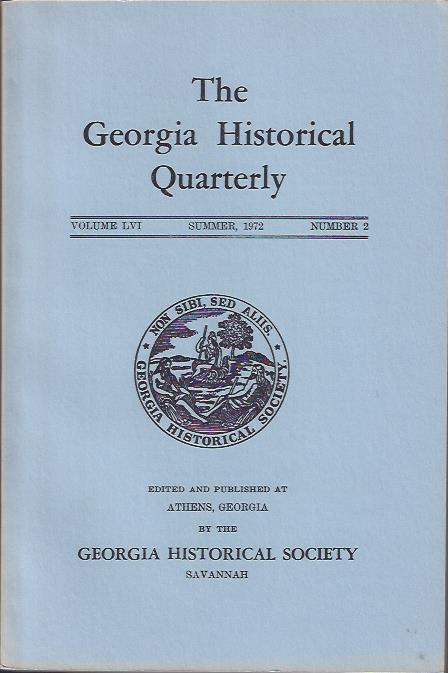Image for The Georgia Historical Quarterly, Summer, 1972