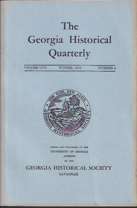Image for The Georgia Historical Quarterly, Winter, 1973