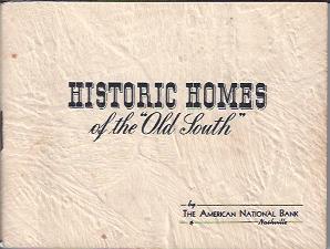 Image for Historic Homes of the "Old South"