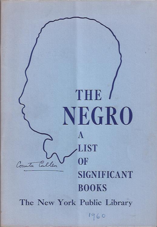 Image for The Negro : A List of Significant Books