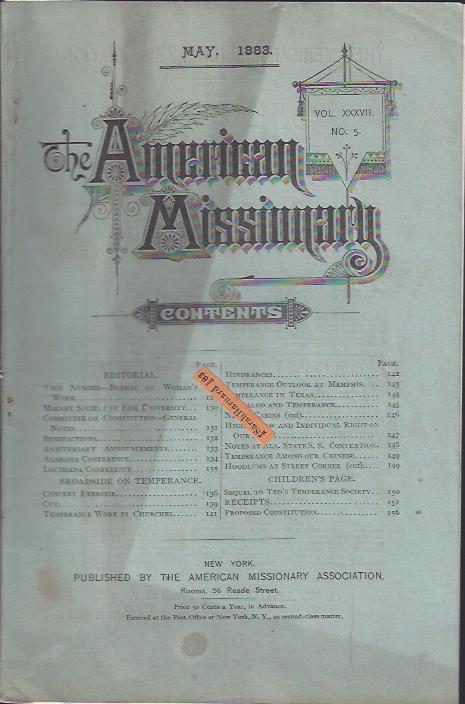 Image for The American Missionary, May, 1883