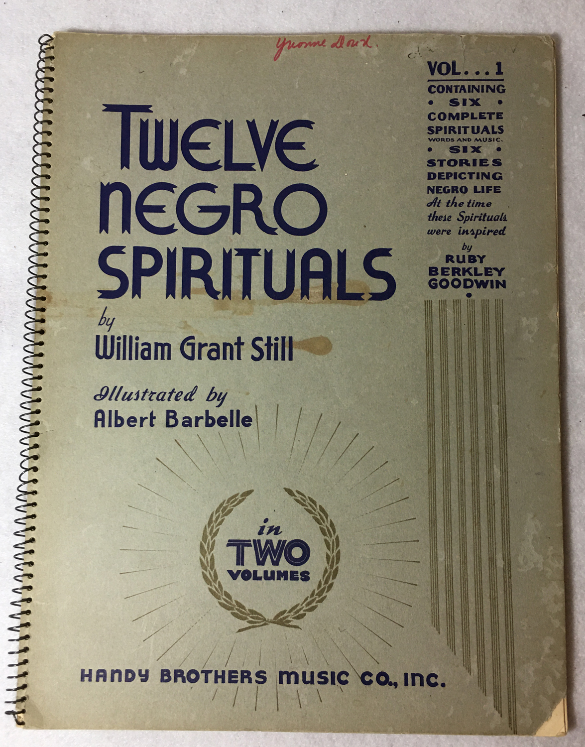 Image for Twelve Negro Spirituals, Vol. 1