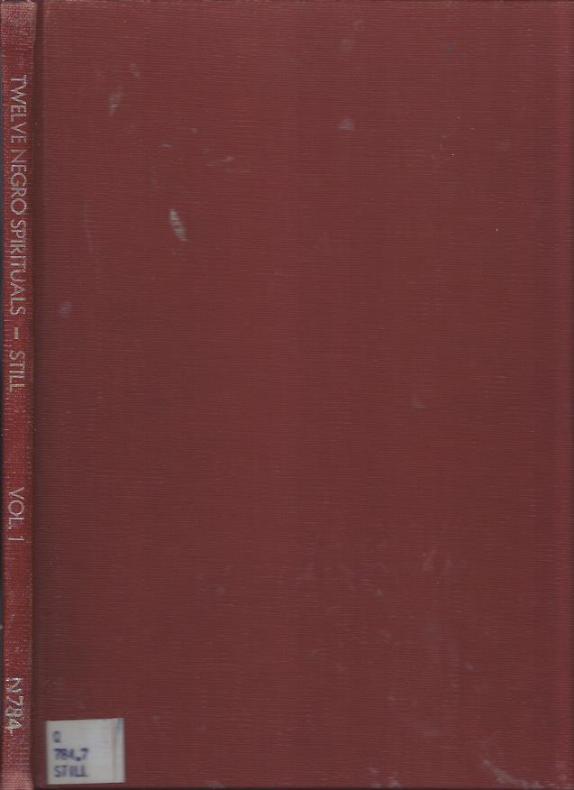 Image for Twelve Negro Spirituals, Vol. 1