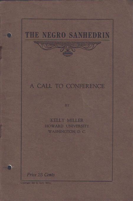 Image for The Negro Sanhedrin : A Call to Conference