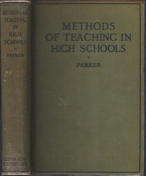 Image for Methods of Teaching in High Schools