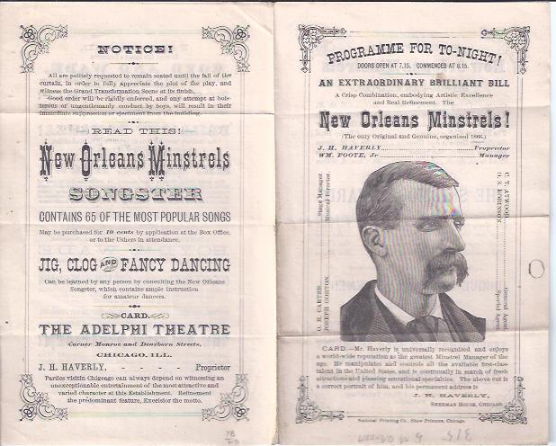 Image for Program New Orleans Minstrels