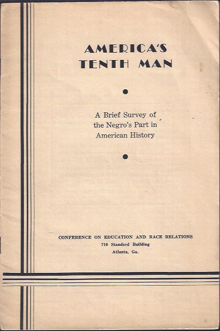 Image for America's Tenth Man : A Brief Survey of the Negro's Part in American History