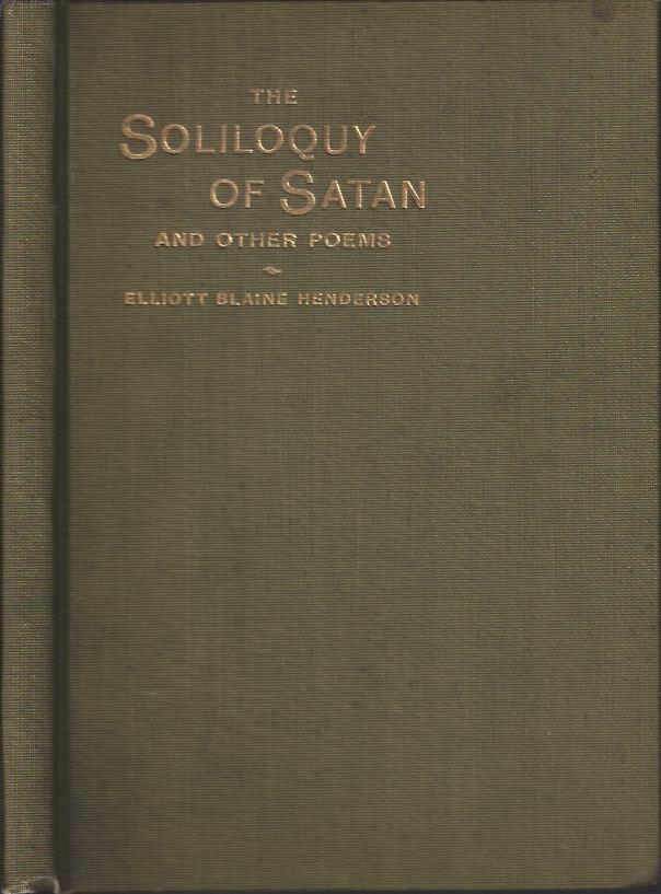 Image for The Soliloquy of Satan and Other Poems