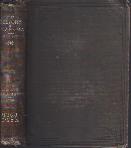 Image for History of Alabama and Incidentally of Georgia and Mississippi from the Earliest Period