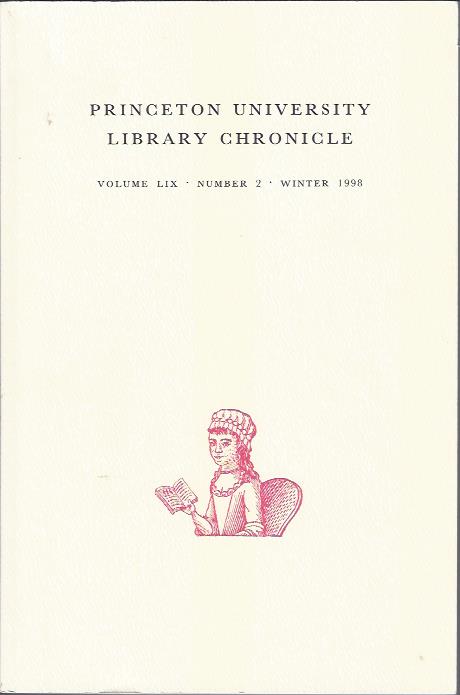 Image for Princeton University Library Chronicle, Winter 1998
