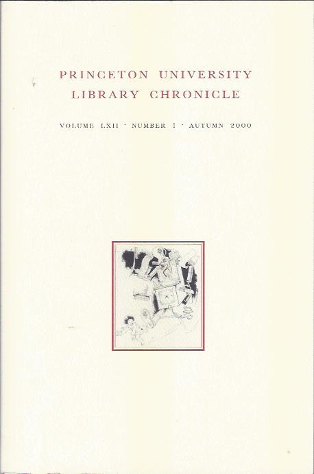 Image for Princeton University Library Chronicle, Autumn 2000