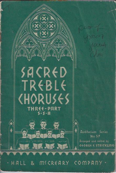Image for Sacred Treble Choruses