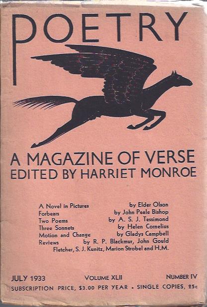 Image for Poetry: a Magazine of Verse July, 1933