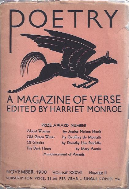 Image for Poetry, a Magazine of Verse November, 1930