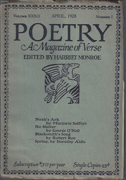 Image for Poetry, a Magazine of Verse April, 1926