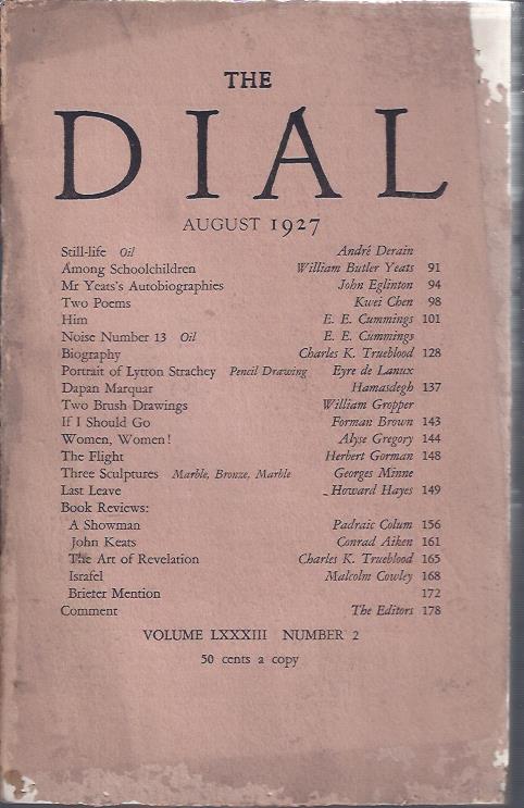 Image for The Dial August, 1927