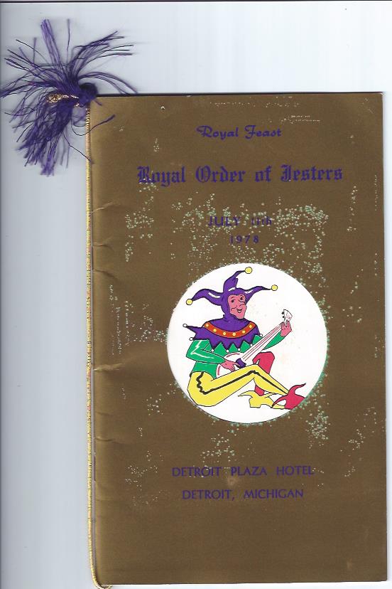Image for Royal Order of Jesters Royal Feast , Detroit, MI, July 11, 1978 with Indiana Additions