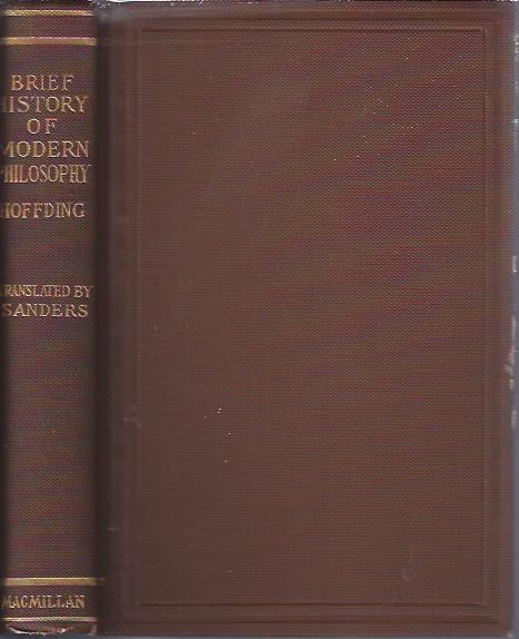 Image for A Brief History of Modern Philosophy