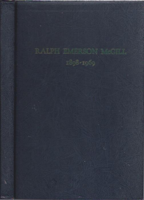 Image for Ralph Emerson Mcgill, 1898-1969