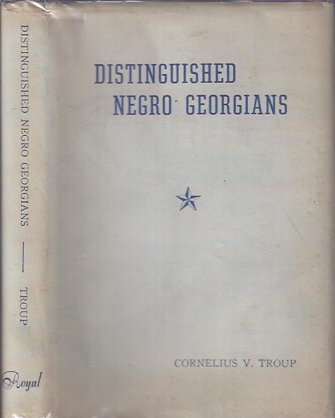 Image for Distinguished Negro Georgians