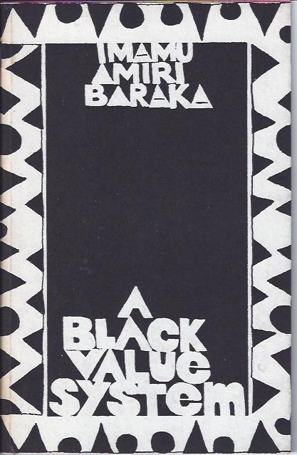 Image for A Black Value System