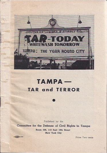 Image for Tampa -- Tar and Terror