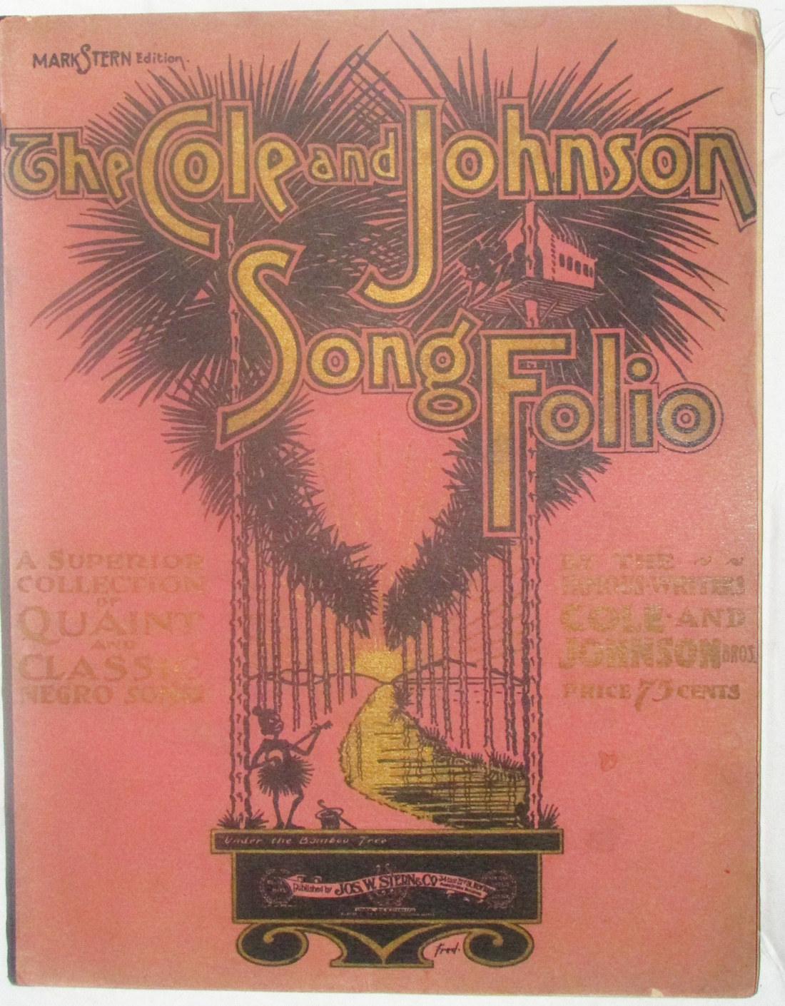 Image for The Cole and Johnson Song Folio